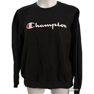 Champion Black Crewneck Sweatshirt. Size XL